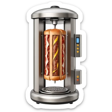 doner machine sticker