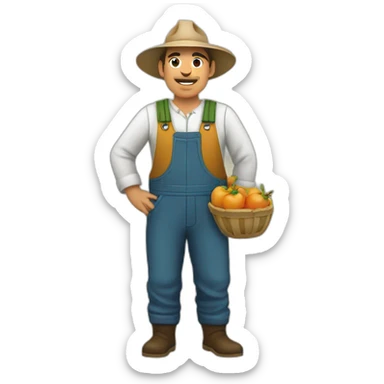 Farmer Basque Country sticker