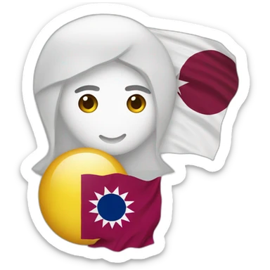 Qatar and Korea sticker
