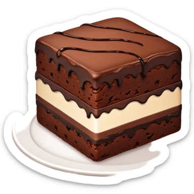 big Chocolate Brownie cake sticker