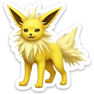 Jolteon full body sticker