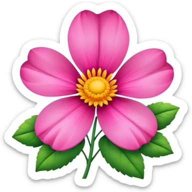 a beautiful flower sticker