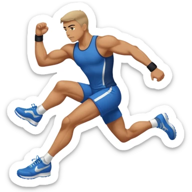 fighter kicking sticker