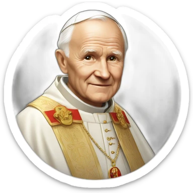 John Paul II sticker