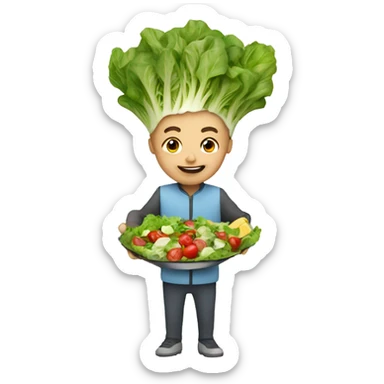 trained salad sticker