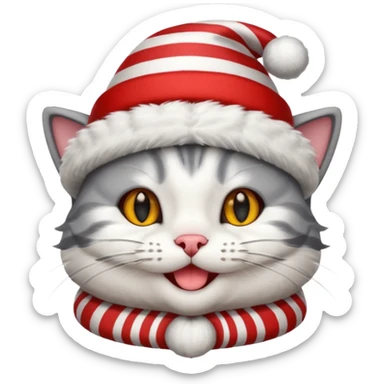 Cat in the hat sticker