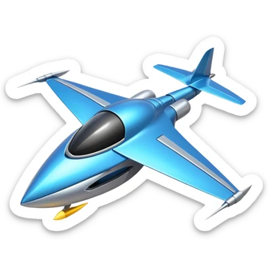 Propeller Craft – Small flying craft with spinning blades sticker