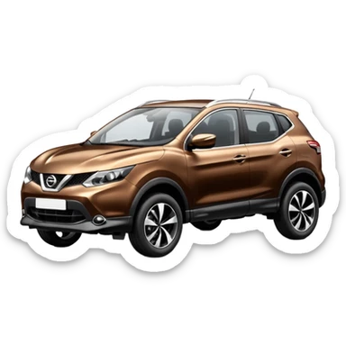 Nissan quashqai brown sticker
