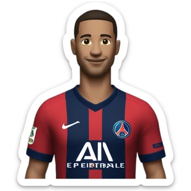 Me with psg historic jersey sticker