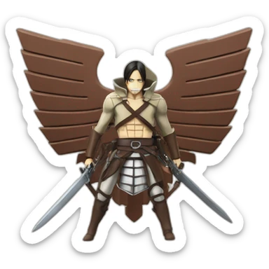 Attack on Titan logo sticker