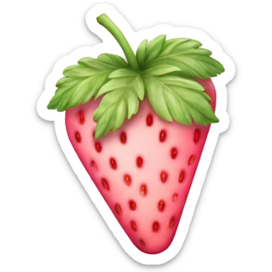 Pastel pink mojito strawberry  sticker