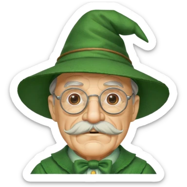 The Wizard from the Wizard of Oz sticker