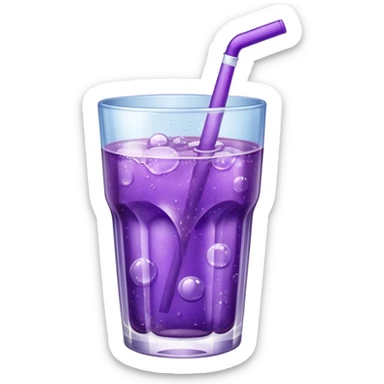Make a grape soda sticker