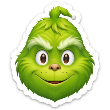 Grinch sticker