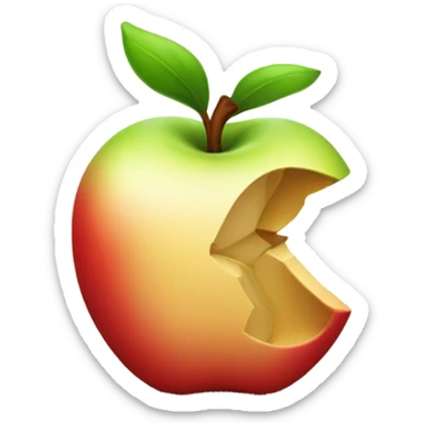 logo apple pomme  sticker