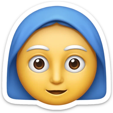 Beyaz göğüs hizasında düz saçları,mor-mavi karışımı göz rengi olan, bembeyaz tenli bir erkek sticker