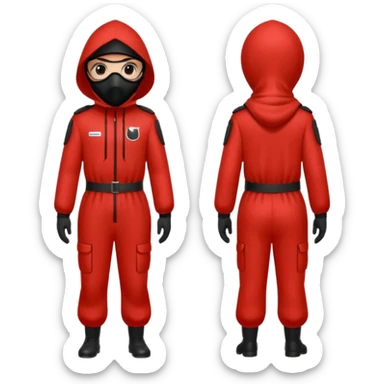 Un guardiq del juego del calamar sticker