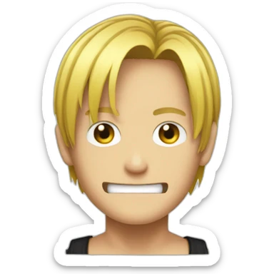 one pice sanji sticker