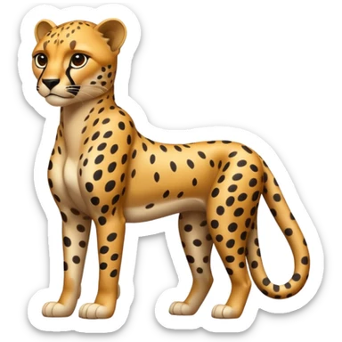 cheetah sticker