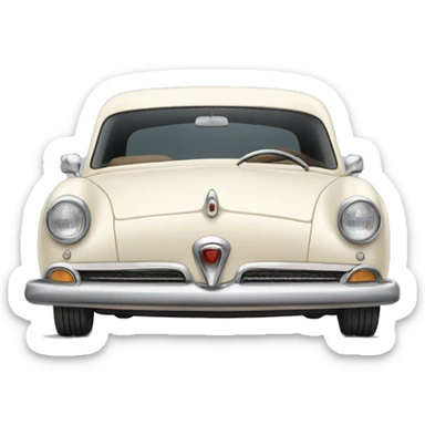 ivory classic car sticker