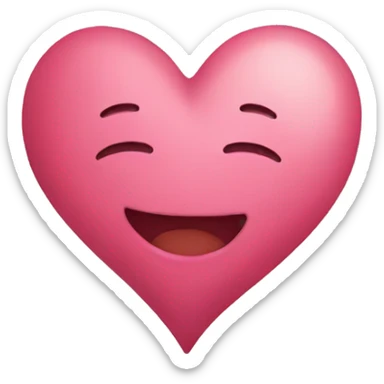 happy heart sticker