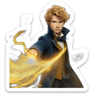 Newton « Newt » Artemis Fido Scamander (Fantastic Beasts Movie) sticker