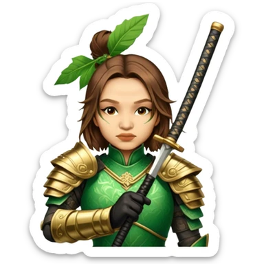 Emerald Samurai sticker