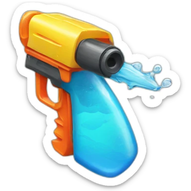 Water-gun sticker