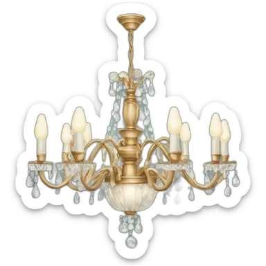 chandelier sticker