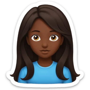 girl doing aerial silhouette  sticker