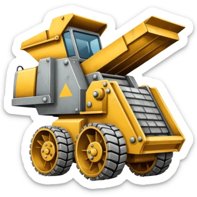 An Emoji of an AstecFT2650 Rock Crusher sticker