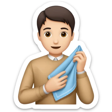 🫢 in this emoji replace the hand with hannky sticker