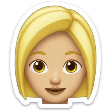 girl-blonde-fryend-chips sticker