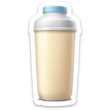 protein shake sticker