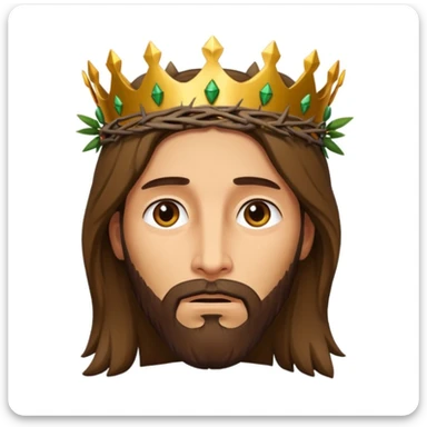 Jesus Cristo coroa de espinhos sticker