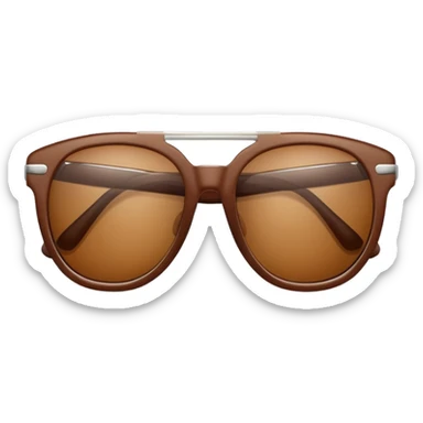 Brown Sunglasses aesthetic  sticker