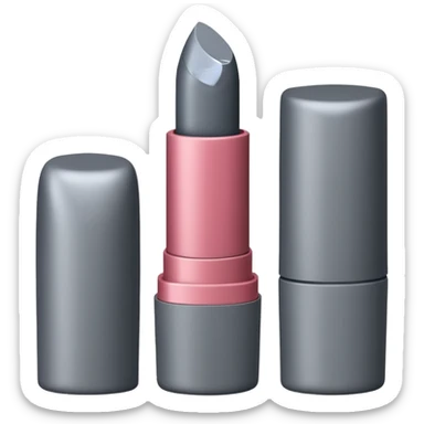 gray color lipstick without any one only lipstick  sticker