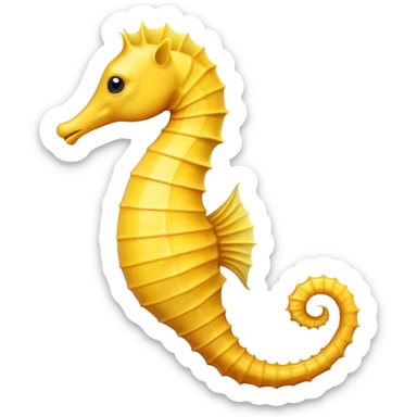 seahorse emoji sticker
