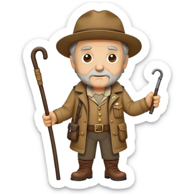 Charles Muntz villain explorer from Up sticker