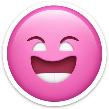 Pink ok sign sticker