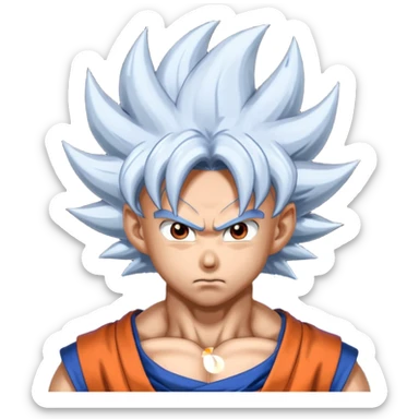 San goku ultra instinct  sticker
