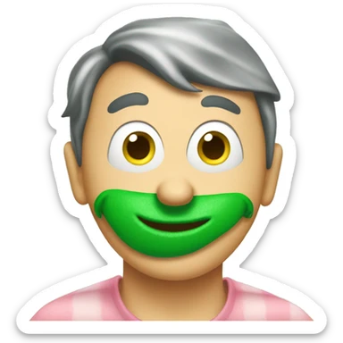 Green eggs and ham sticker