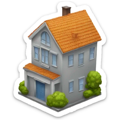 Building a house  sticker