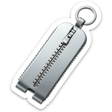 zippered items sticker
