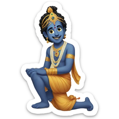 krishna sticker