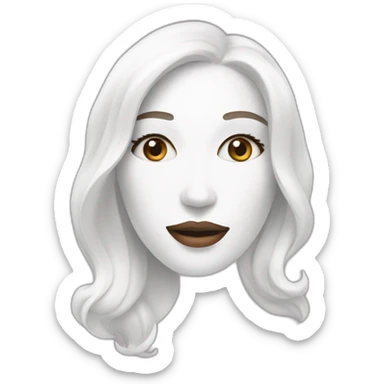 Cosmetic face cream sticker