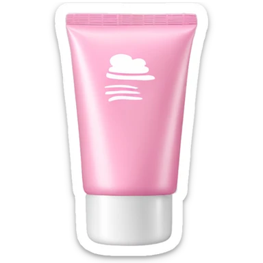 Pink hand cream sticker