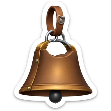 leather camp bell sticker