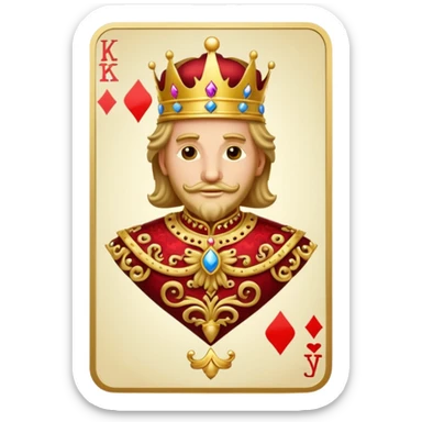 King Card sticker