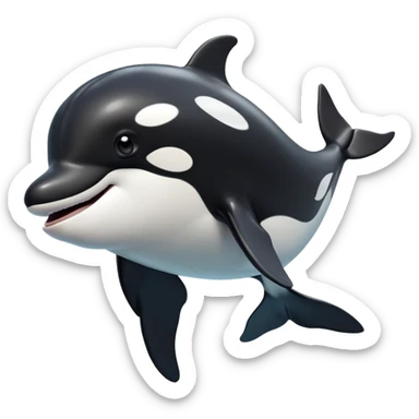 cinematic-comical-orca-portrait-emoji,-head-tilted-dramatically-with-an-exaggeratedly-shocked-expression,-featuring-a-sleek-black-and-white-body-with-wide,-comically-expressive-eyes-full-of-playful-disbelief-and-animated-flippers,-simple sticker